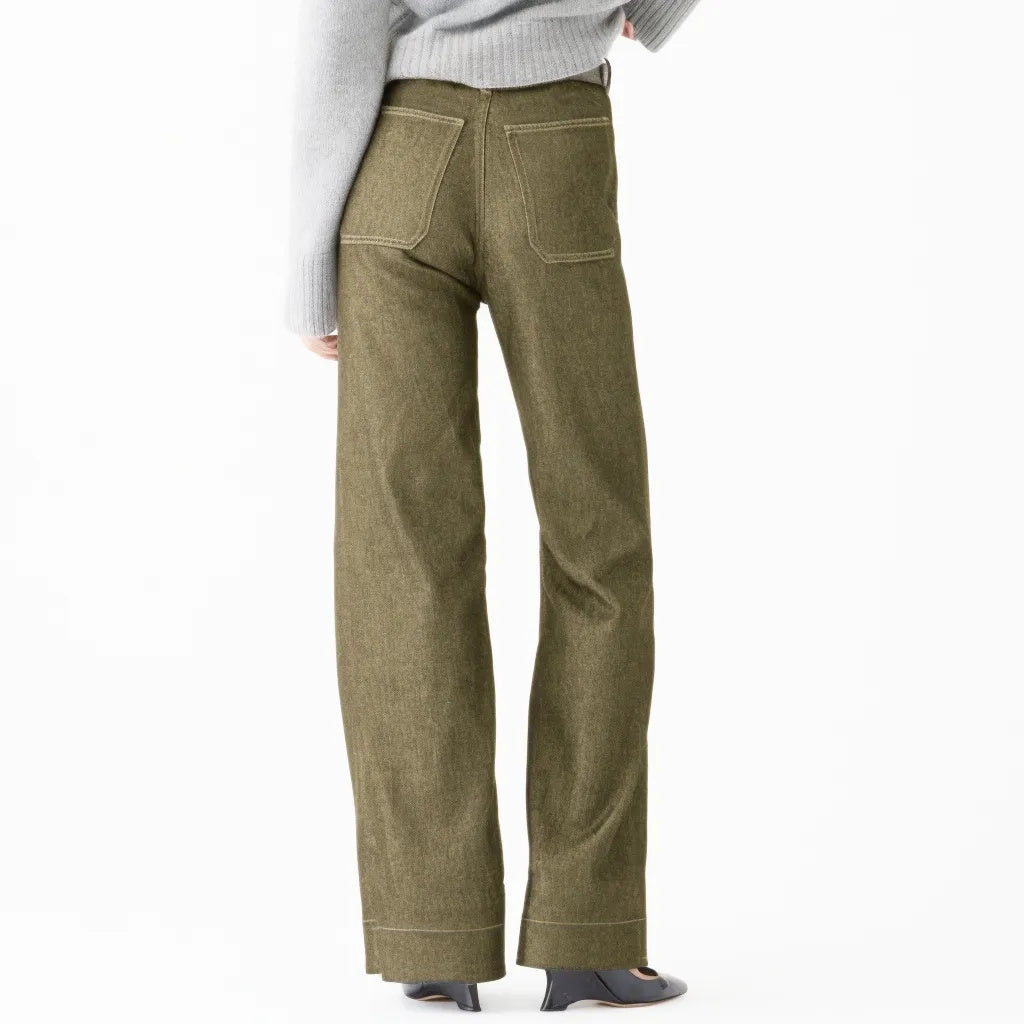 Tummy Control Sailor Wide Leg Jeans (Buy 2 Free Shipping)