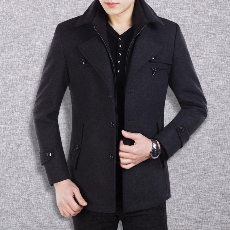 THOMAS™ | Elegant Men's Wool Winter Coat