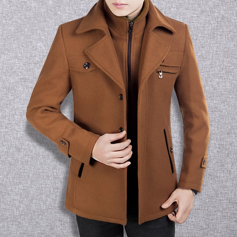 THOMAS™ | Elegant Men's Wool Winter Coat